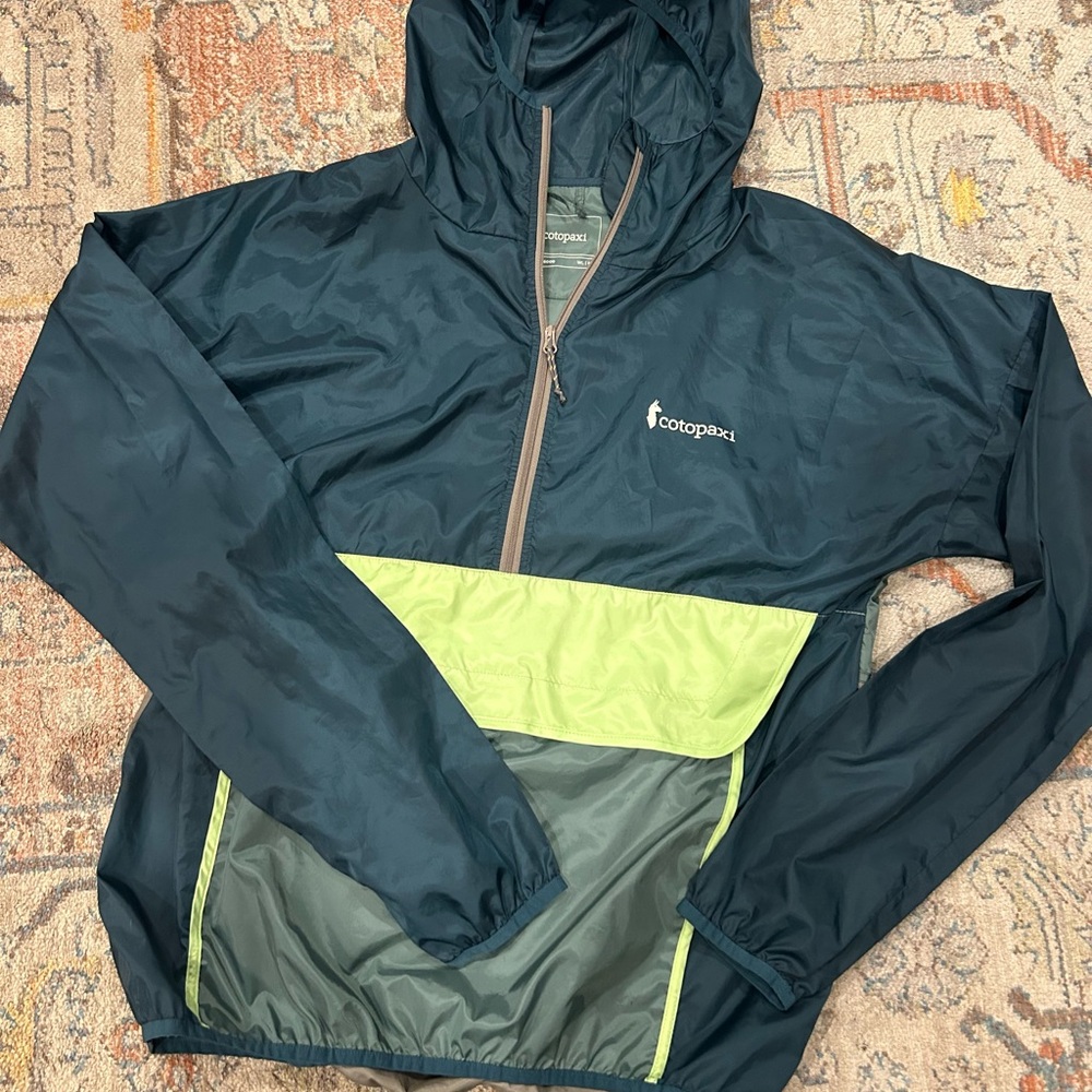 Cotopaxi Two-Tone Hooded Windbreaker Half Zip